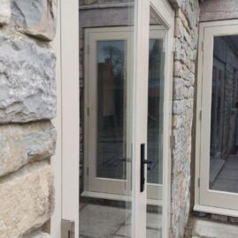 Accoya and hardwood timber windows, French doors, bi-folds, and front door installed in Shapwick, Somerset